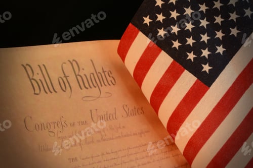 Preview: Patriotic Image of the American Bill of Rights