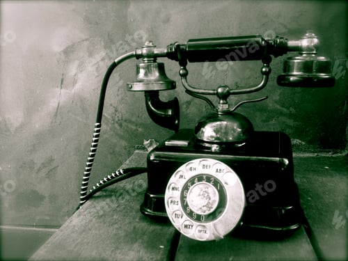 Preview: Vintage French rotary phone