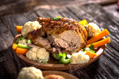 Preview: Whole roasted chicken