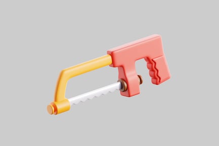 Preview: Cartoon hand saw tool