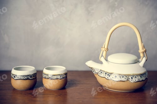 Preview: Japanese culture tea pot set