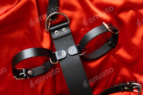Preview: leather accessories for adult sexual games. Toys for BDSM, spanking devices. Spanking and punishment