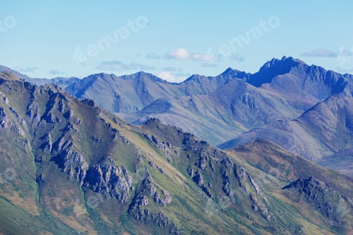 Preview: Mountains in tundra