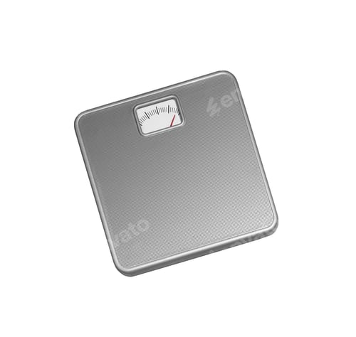 Preview: Weight control by floor scale isolated