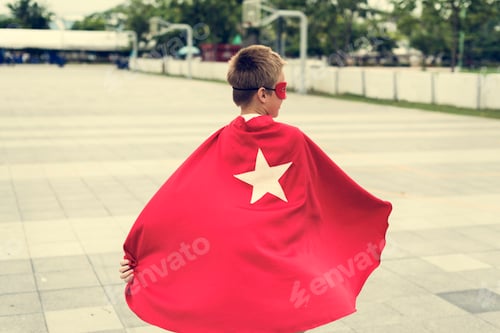 Preview: Superhero Boy Kid Custome Energy Concept