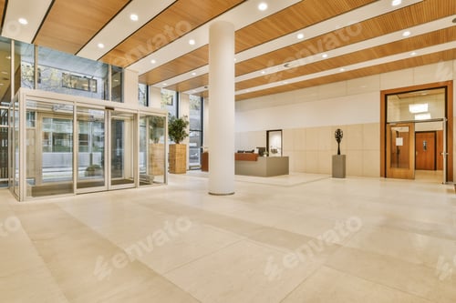 Preview: Huge entrance hall of a building