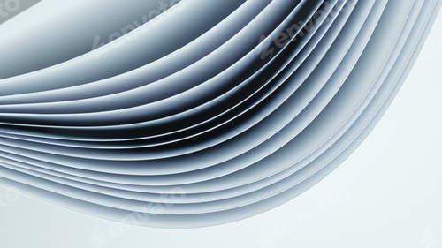 Preview: Abstract background, sheets of paper forming a pattern of curved lines.