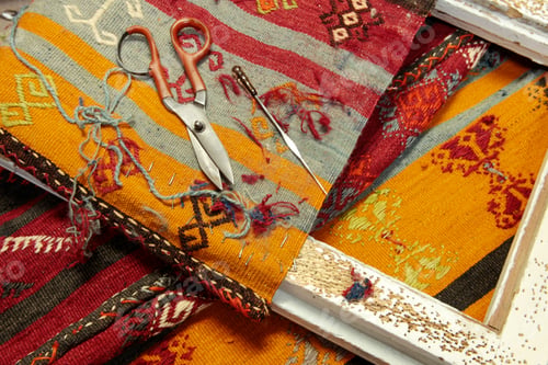 Preview: Rug repairing process