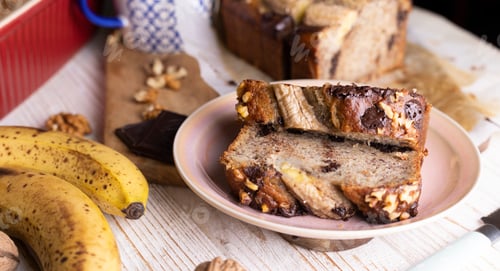 Preview: healthy banana bread