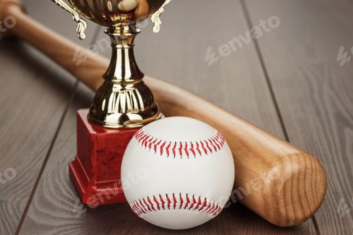 Preview: baseball golden trophy cup