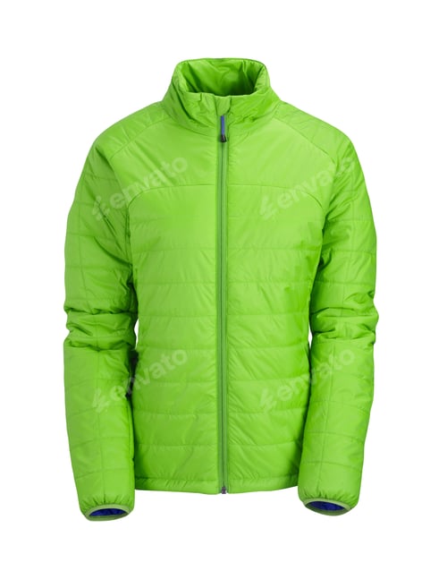 Preview: green jacket isolated on white
