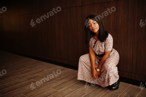 Preview: Portrait of beauty young black woman