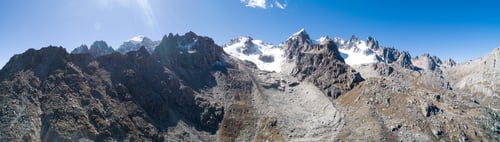 Preview: Aerial panorama view of beautiful mountain landscape in China