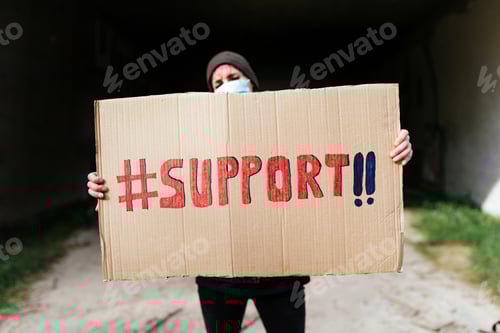 Preview: Young activist woman