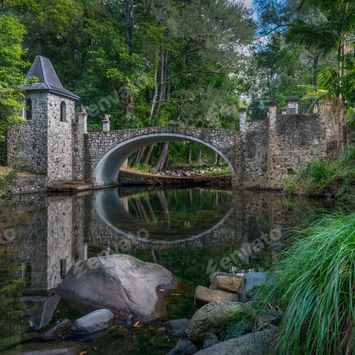 Preview: Stone bridge at the cedar Creek, Samford, Brisbane, Queensland, Australia
