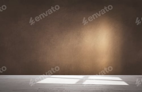 Preview: Sunlit Floor with a Brown Textured Background