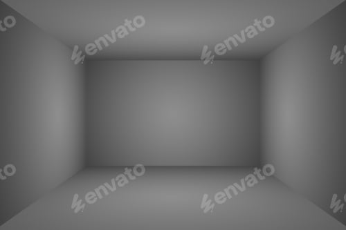 Preview: Abstract luxury blur dark grey and black gradient, used as background studio wall for display your