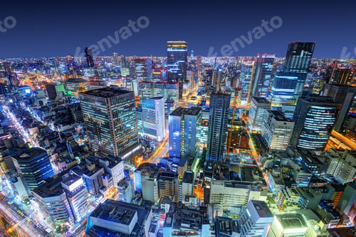 Preview: Osaka, Japan Cityscape