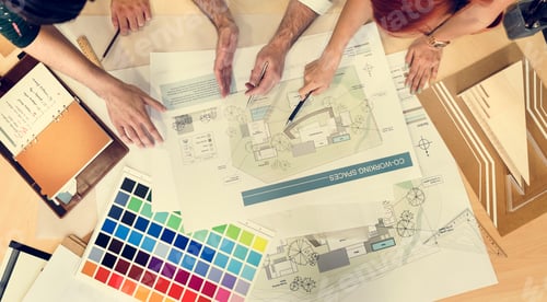 Preview: Design Studio Architect Creative Occupation Meeting Blueprint Co