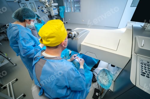 Preview: A Medical Professional Dressed in Surgical