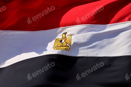 Preview: Full frame of Egypt flag