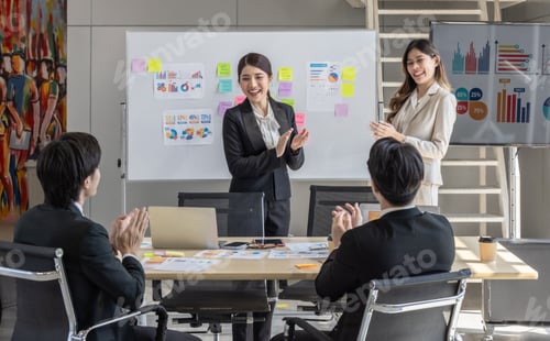 Preview: Welcoming New Team Member in Office Presentation
