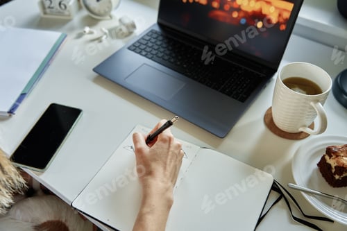 Preview: Creative designer working from home. Remote work