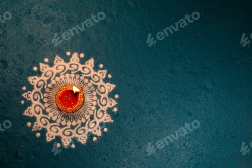 Preview: Diwali background. Festival of lights.
