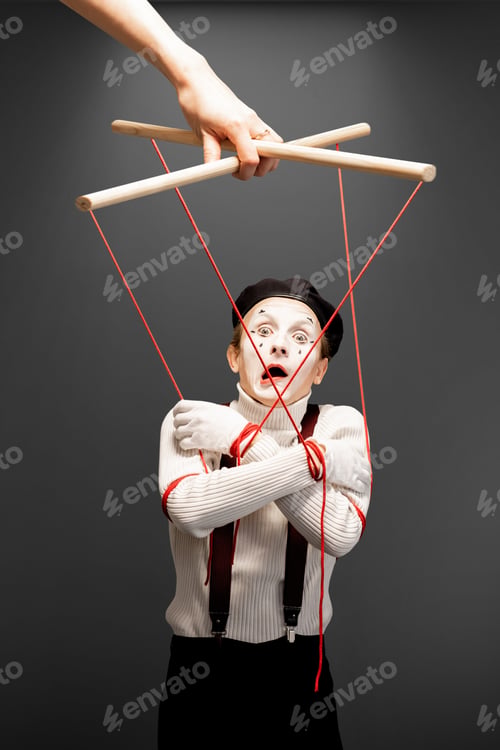 Preview: Marionette contolled by a hand