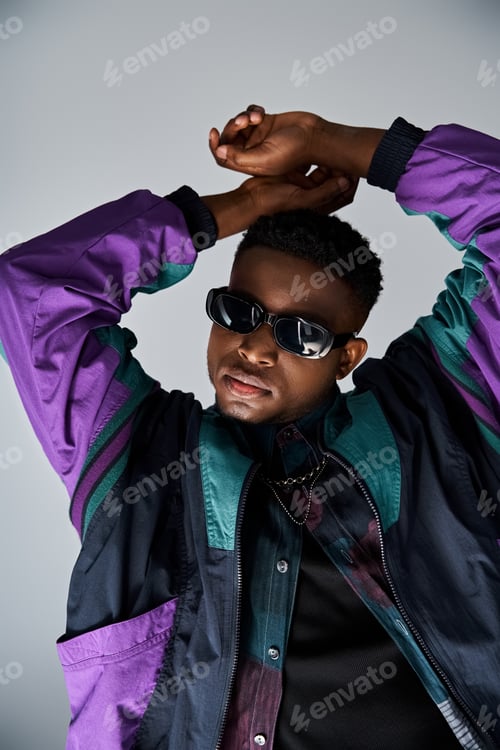 Preview: Stylish African American Man Striking a Pose