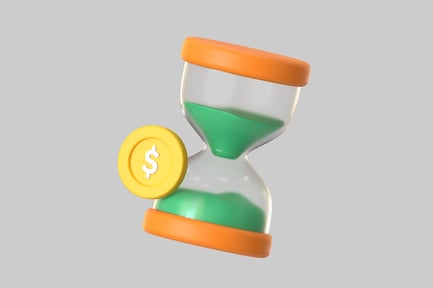 Preview: Dollar Coin & Hourglass