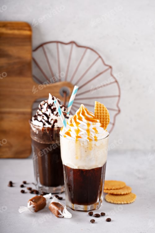 Preview: Coffee cocktails with whipped cream