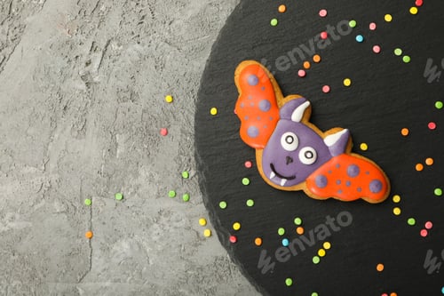 Preview: Concept of Halloween sweets, funny sweets, space for text