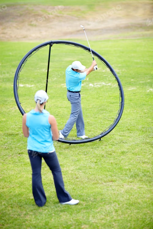 Preview: Your swing should stop when you get to here...