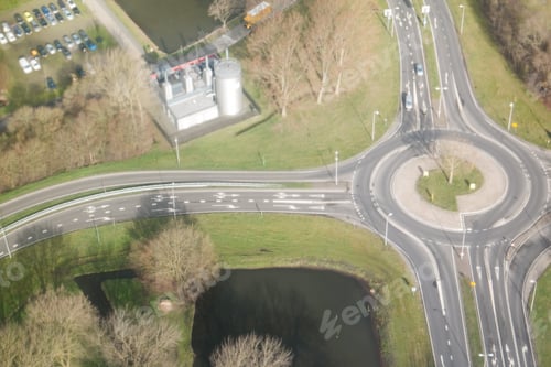 Preview: Cityscape, Bird, Traffic, Aerial View, Angle, Architecture, Asphalt, Bridge
