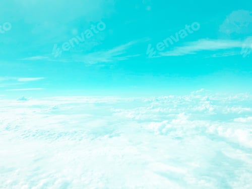 Preview: Heavenly blue paradise cloudscape