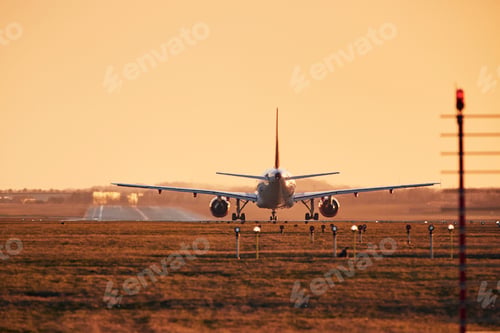 Preview: Airplane ready for take off
