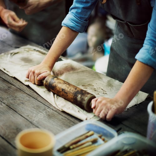 Preview: Craftsman Artist Pottery Skill Workshop Concept