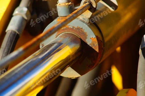 Preview: Hydraulic cylinder of a construction machine