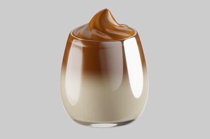 Preview: Caramel topped coffee glass