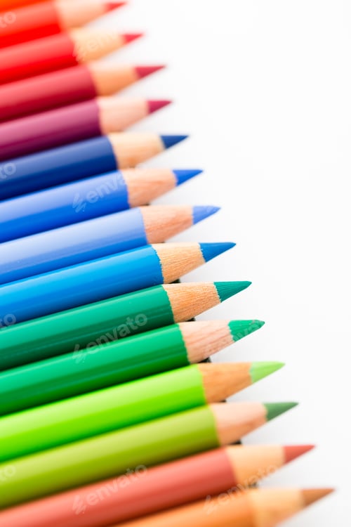 Preview: Colour pencil isolated on white