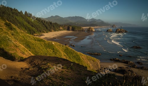 Preview: Down the coast views of Cannon Beach, OR.