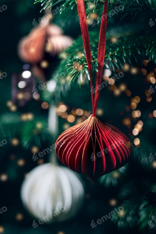 Preview: Trendy paper Christmas tree baubles