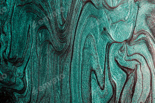 Preview: Elegant marble turquoise background,make from liquid nail polishes.Good as cosmetics backdrop.