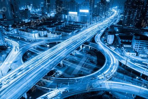 Preview: city overpass at night
