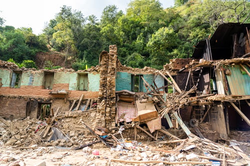 Preview: Salamdo River Flooding Damaged Homes in Patikharka of Kavrepalanchok District, Nepal.