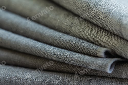 Preview: Close up photo of earth tone fabrics