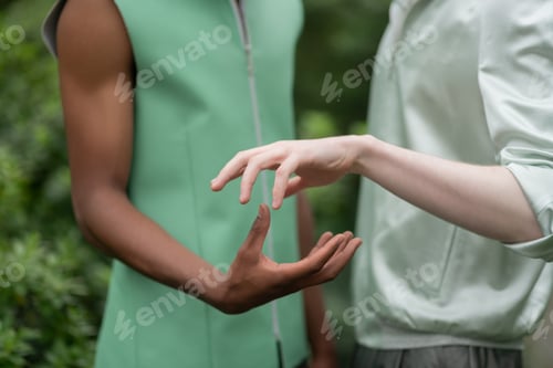 Preview: Two young men posing for social campaign