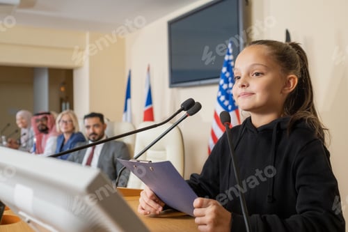 Preview: Little Eco Activist At Political Conference