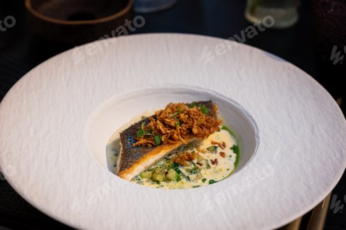 Preview: Premium Seafood Dish Served in Luxury Restaurant